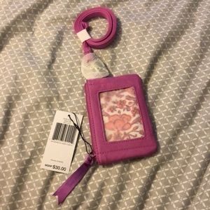 Vera Bradley wallet lanyard